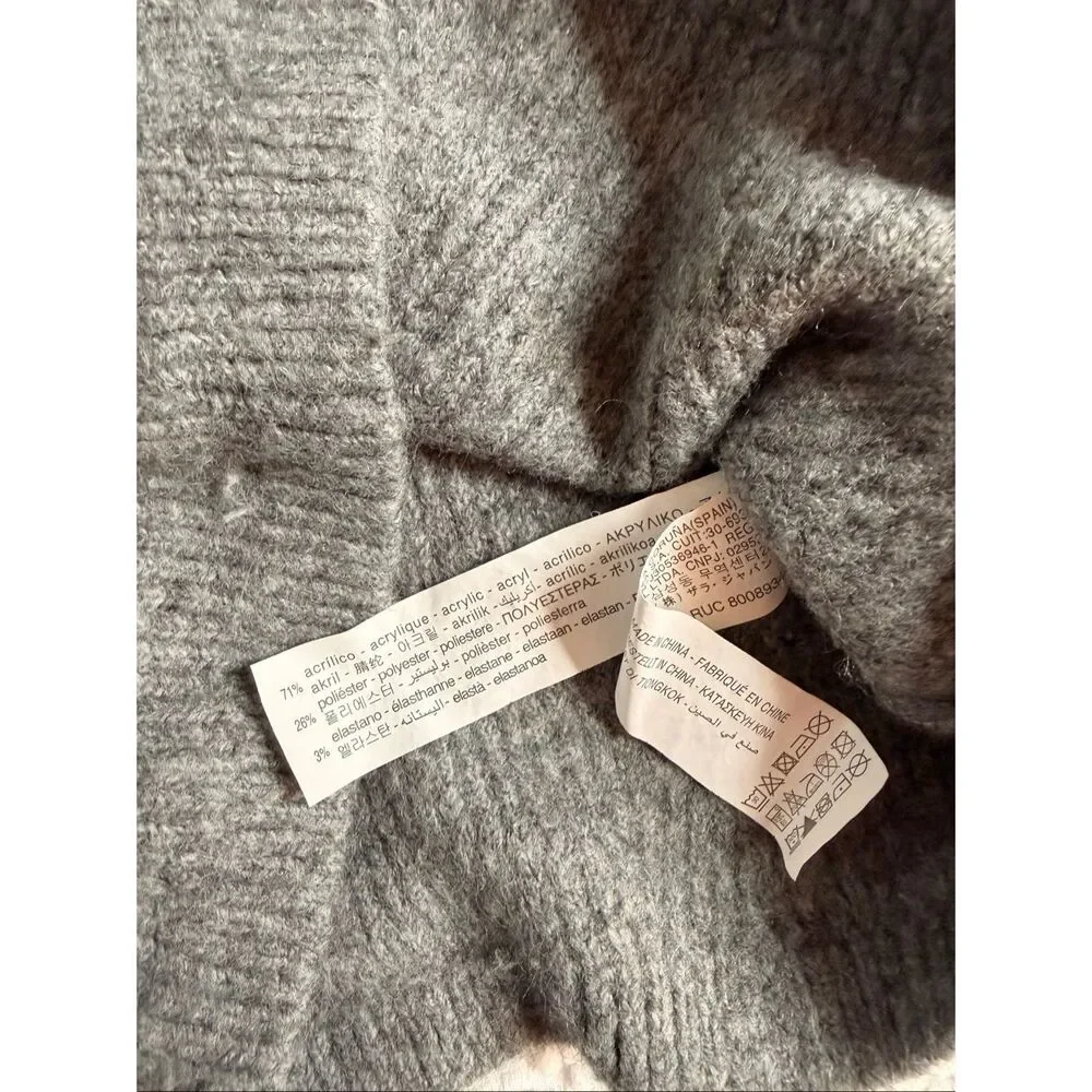 Zara‎ Kids Gray Turtleneck Sweater Dress 2T/3T